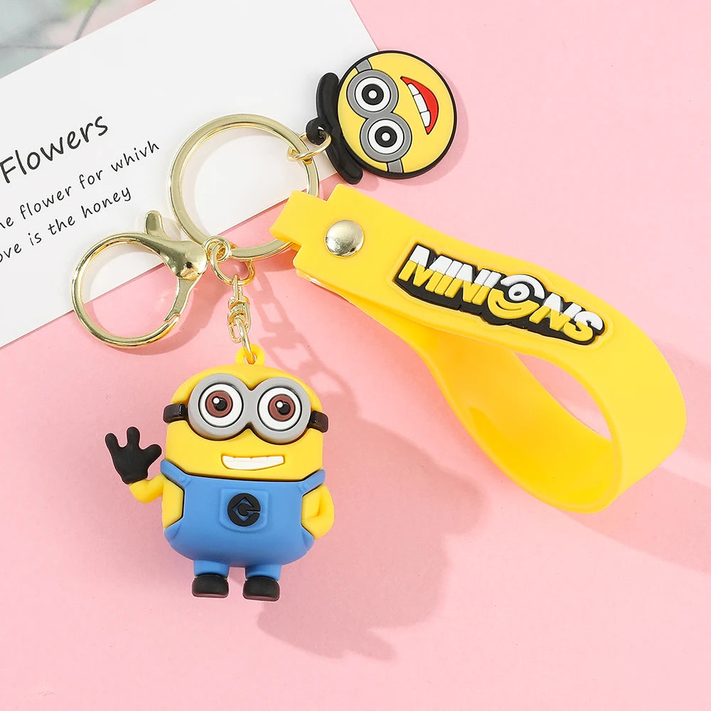 Super Cute Despicable Me Series Cartoon Model Keychain Minions Eggs Creative And Exquisite Kawaii Bag Decoration Pendant Gift