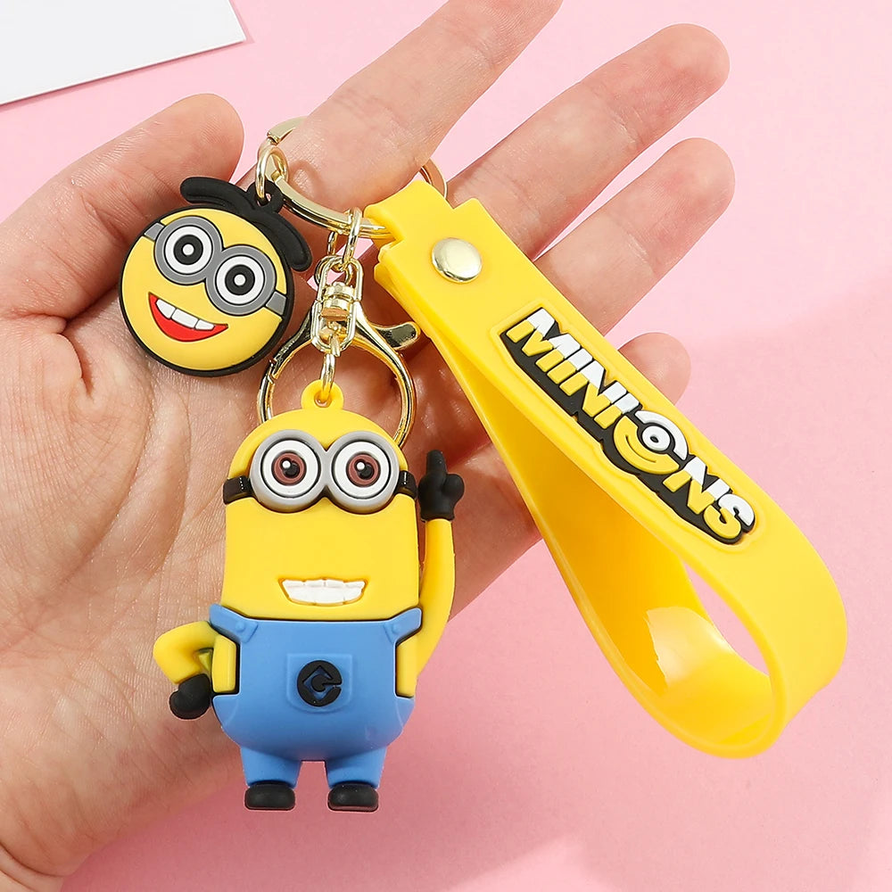 Super Cute Despicable Me Series Cartoon Model Keychain Minions Eggs Creative And Exquisite Kawaii Bag Decoration Pendant Gift